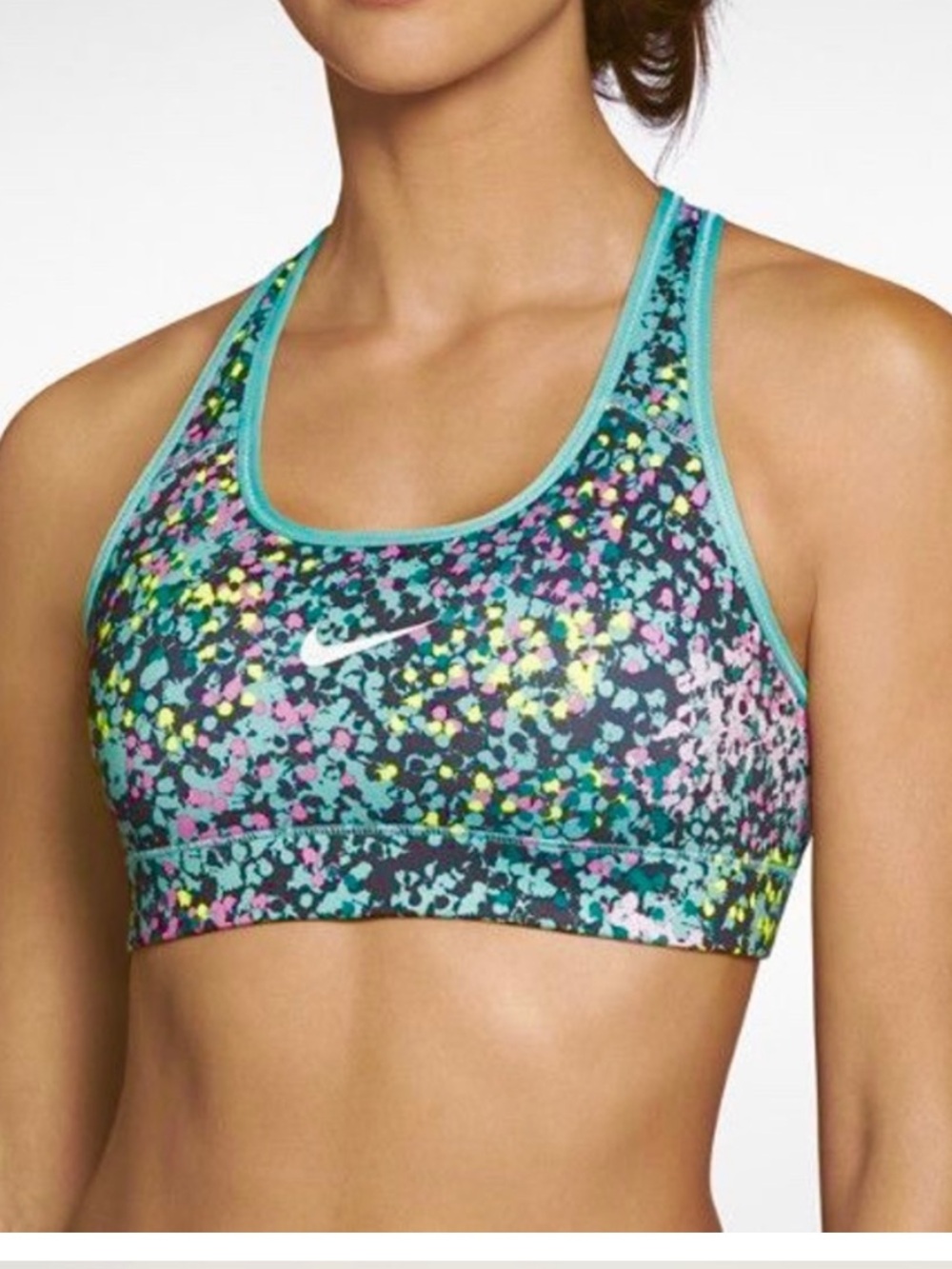 Nike Pro spaltter print sports bra